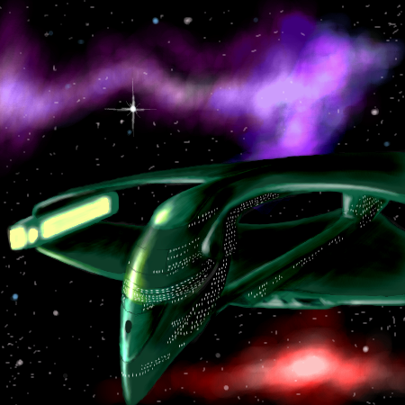 Romulan Warbird (D'Deridex) by MichelCat - 06:45, 19 Nov 2003