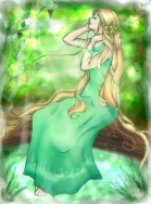 Forest spirit (dla Light_Mew) by Efcia