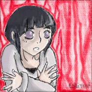 Scared Hinata Hyuga by eshirou