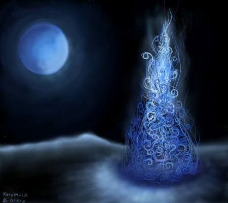 Blue fire by Karamula - 13:51, 17 Jan 2006