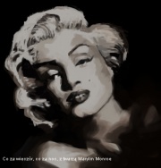 Co za wieczór, co za noc, z twarzą Marylin Monroe by Sus