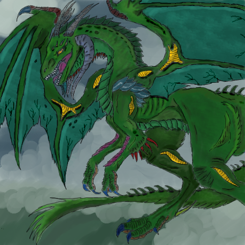 Green dragon by Lordi18 - 18:15, 15 Feb 2007