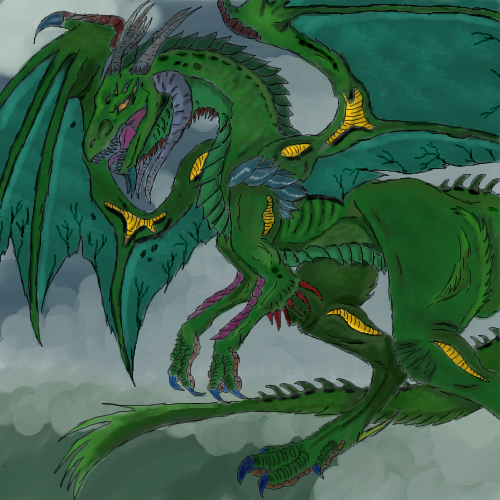 Green dragon by Lordi18 - 18:15, 15 Feb 2007