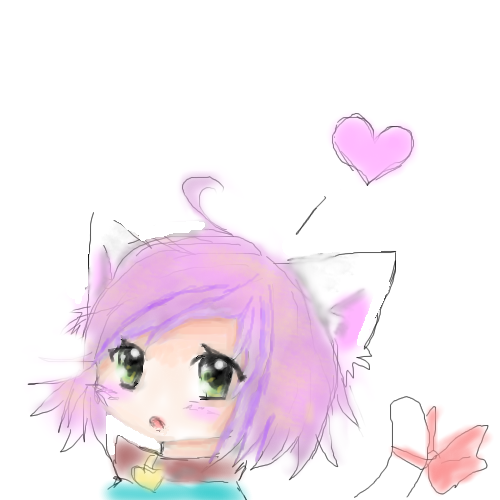 little neko girl >w< by Lawrenny - 15:34, 17 Jul 2007