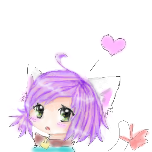 little neko girl >w< by Lawrenny - 15:34, 17 Jul 2007