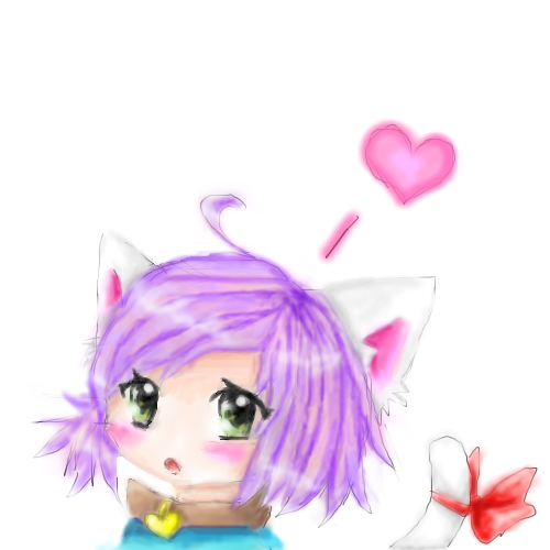 little neko girl >w< by Lawrenny - 15:34, 17 Jul 2007