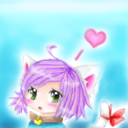 little neko girl >w< by Lawrenny - 15:34, 17 Jul 2007