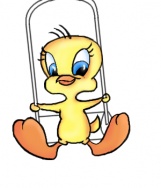 Tweety na huśtawce by miniShini