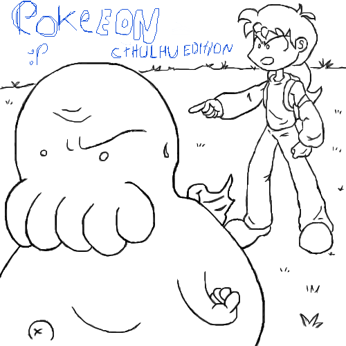 PokeEON Cthulhu by Hideki - 21:34, 25 Oct 2007