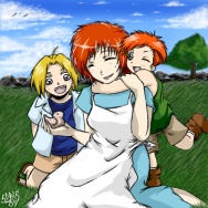 Seras,Edward Jr. i Frank :) by Seras