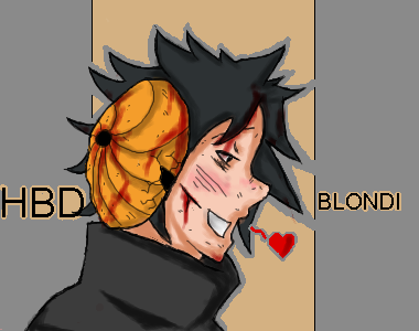 HBD Blondi! by Gokinka - 02:57, 27 Dec 2007