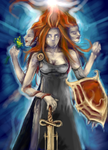 Triple Goddess Brigid by Dugvayne - 07:20,  4 Feb 2008