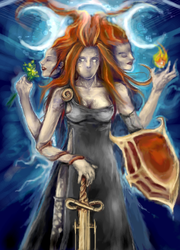 Triple Goddess Brigid by Dugvayne - 07:20,  4 Feb 2008