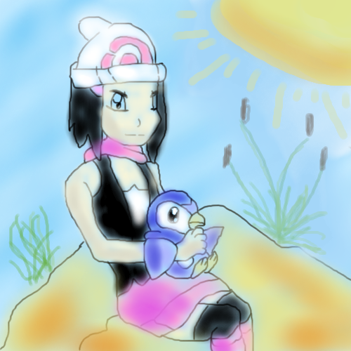 Hikari i Piplup by DL27 - 22:58, 18 Feb 2008