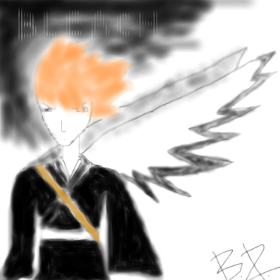 Ichigo Kurosaki xD by bialaroza - 20:45, 15 Mar 2008