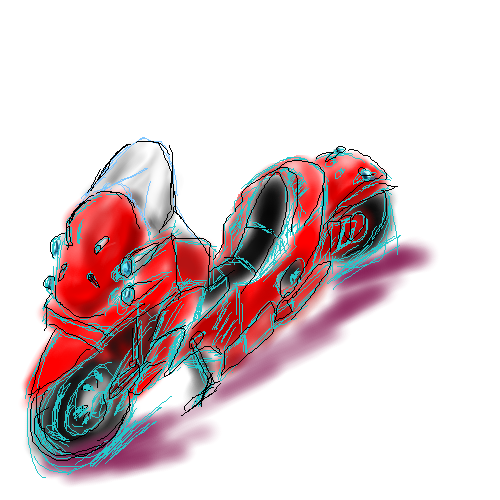 Asuka bike sketch 1 by TripleAngel - 21:41, 28 Mar 2008