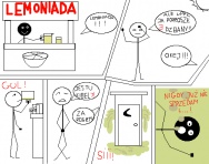 Komiks "nigdy nie sprzedawaj LEMONIADY !!!" ;D by Skoczek