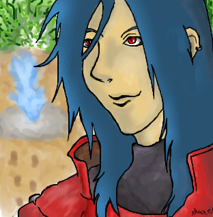 Uchiha Madara w ogródku ^w^ by Lelentayne - 16:08, 12 Jun 2008