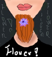 Kwiatek w brodzie by Jautka01