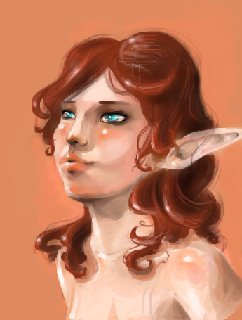 Sunset elf by Tallu - 13:37, 15 Jun 2008