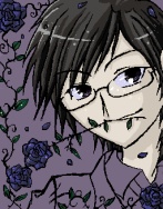 Kyouya with roses by Nelly