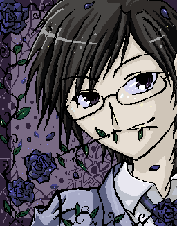 Kyouya with roses by Nelly - 23:04, 21 Jul 2008
