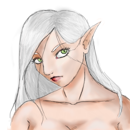 White-haired elf by Lirael42 - 13:10, 11 Aug 2008