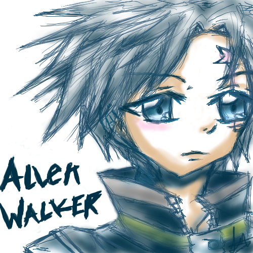 Allen walker sketch colored_ D.gray man by cluelesscaptain - 03:12, 20 Aug 2008