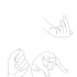 Hand practice by Lala