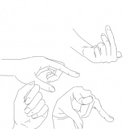 Hand practice by Lala