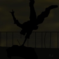 Parkour in the night by PIOrO