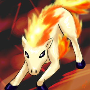 077 - Ponyta by fuzzykittn - 04:40, 14 Sep 2008