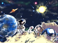 haru & eda & space~! by eda