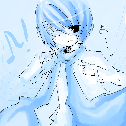 fasdda another Kaito doodle by hobosauce - 13:34, 21 Sep 2008