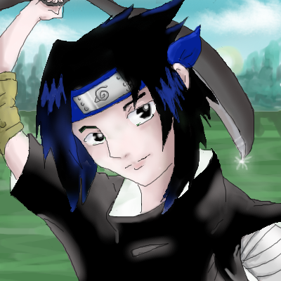 Sasuke i shuriken by Narucianka - 14:44, 11 Oct 2008