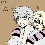 Young Squalo & Belphegor by Shizu