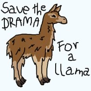 Llama by Sharis