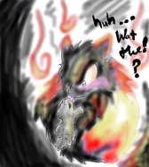 feel the fire wolfie.. shadow by shadate