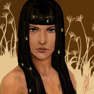 Egyptian girl by Gerwell