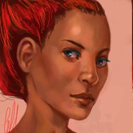 Redhead girl by Gerwell