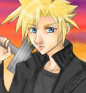 Cloud jako mutant xD by Liska