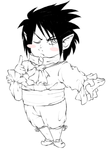 Chibi Zenderf <3 by Seras - 18:15,  9 Mar 2009