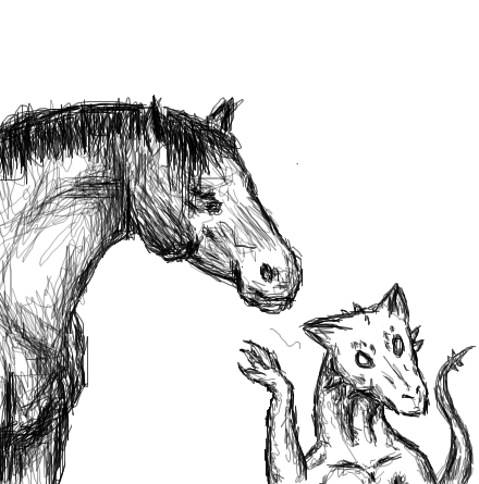 A horse & lil' Dragon? by EvilLady - 17:25, 26 Apr 2009