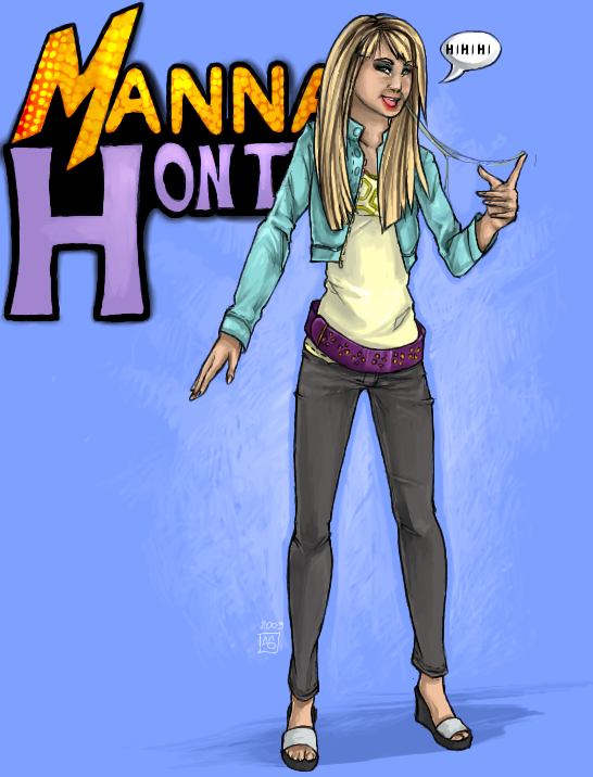 Mannah Hontana by Furreh - 19:18, 10 May 2009