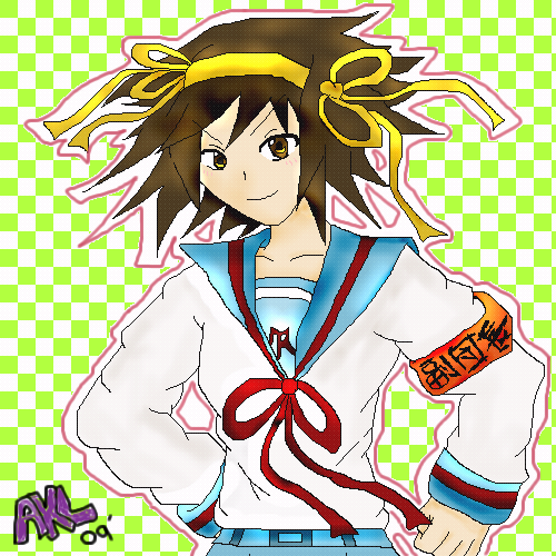 Haruhi Suzumiya:S.O.S. Brigade Leader by ilovemuffinsofdoom - 17:40,  7 Jun 2009