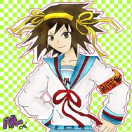 Haruhi Suzumiya:S.O.S. Brigade Leader by ilovemuffinsofdoom