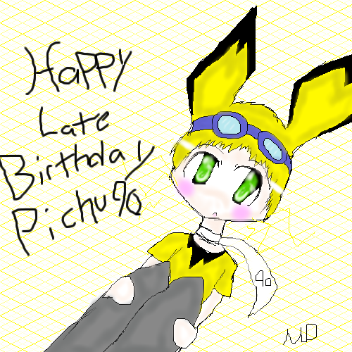 Happy Late Birthday Pichu90 by KulockDarkness - 04:02, 13 Jul 2009