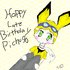 Happy Late Birthday Pichu90 by KulockDarkness