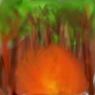 Mini Forest Fire by lilrisaxox