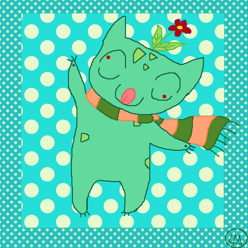 Mały psychiczny Bulbasaur by LadyMilka - 09:47, 16 Jul 2009